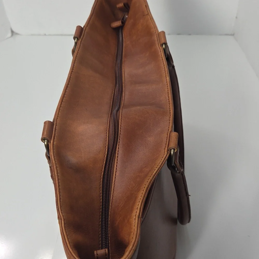 Eddie Bauer Leather Tote Bag